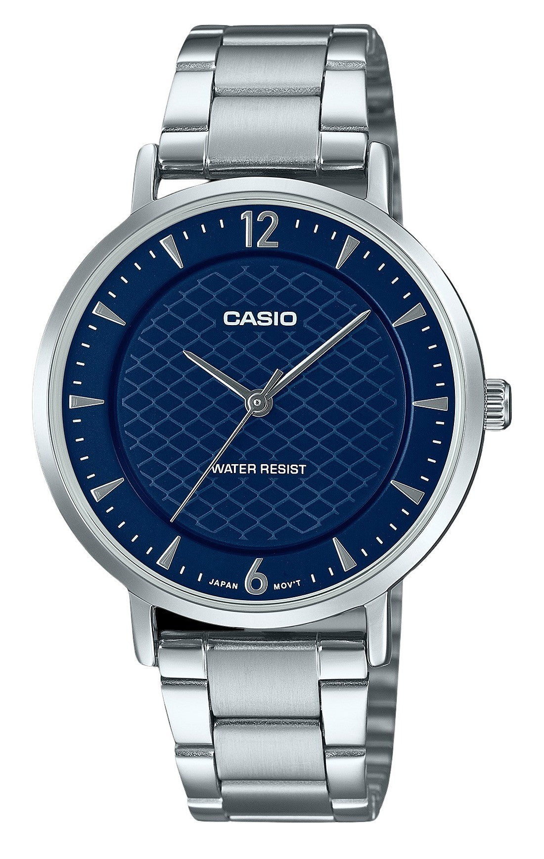 Casio Standard Analog Stainless Steel Blue Dial Quartz LTP-VT04D-2A Women's Watch