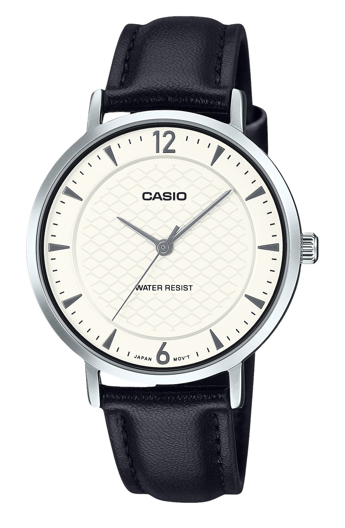 Casio Standard Analog Leather Strap White Dial Quartz LTP-VT04L-7A2 Women's Watch